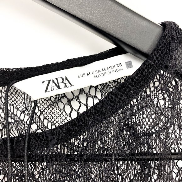 ZARA Combined Pleated Blouse NWT - Picture 14 of 16